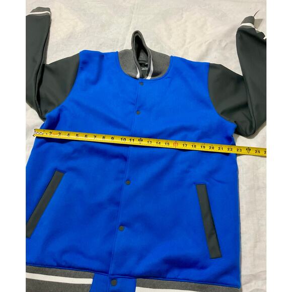 Nike $230 Football Royal Blue Varsity Letterman Jacket DJ5971-493 Men’s Size: L - Picture 6 of 10